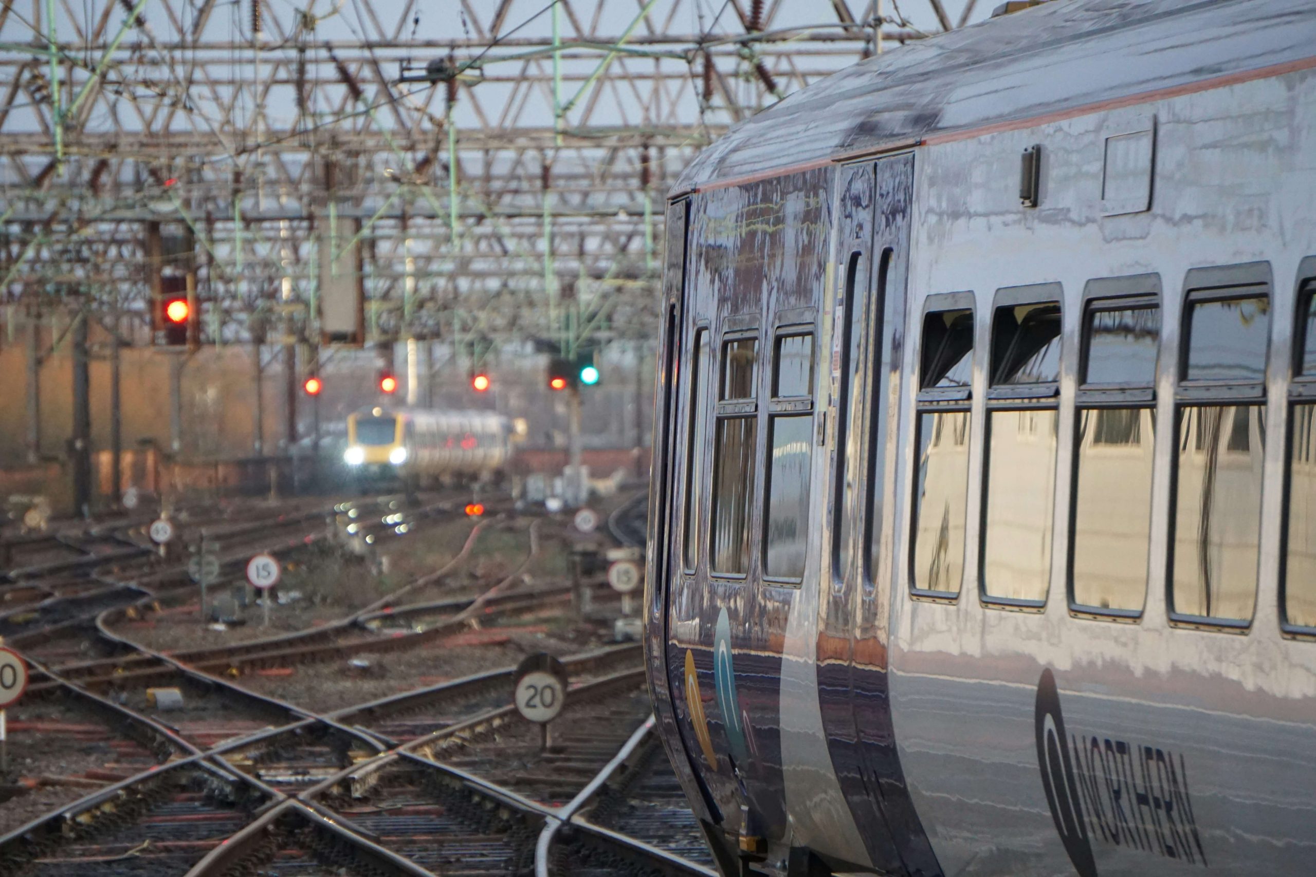 train on tracks